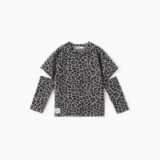 Футболка с дл.рукавом для девочки KAFTAN Trendy grey, р. 30 (98-104)