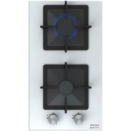 Krona Calore 30 WH, gas, 2 burners, 30 cm, white.