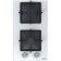 Krona Calore 30 WH, gas, 2 burners, 30 cm, white.