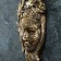 Mask panel 33x16x5 cm, bronze with gilding