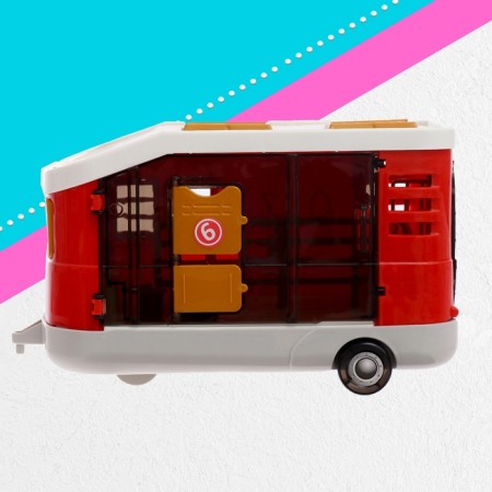 Game set "Catch the wave!" trailer with a trailer, dolls, accessories-8