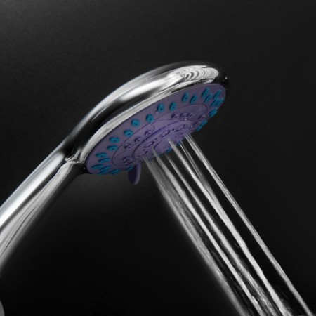 Shower Lake Zein Z403, plastic, 4 modes, color chromium-7
