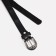 Children's belt, screw, buckle for metal, width - 2cm, black color