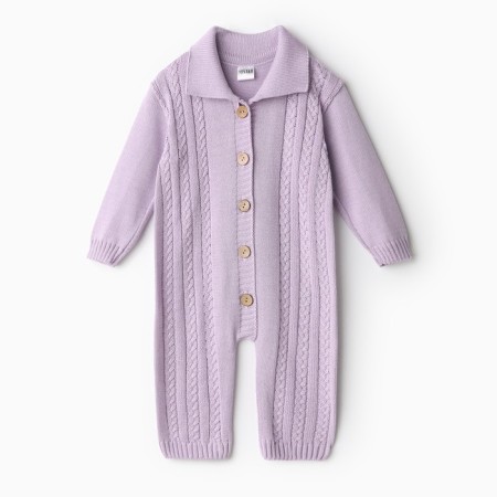 Combine Children's Knitted Minaku, height 80-86, lavender color