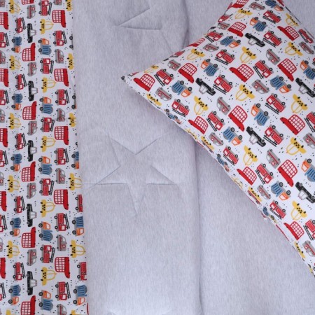 Kid kit: blanket 160x220 cm, sheet 90x190 cm, pillowcase 50x70 cm-1