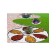 Garden plastic curb, 38 mm, green, 10 m + 30 stakes, "mango"