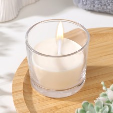 Anti -aromatic candle in a glass of Alania 