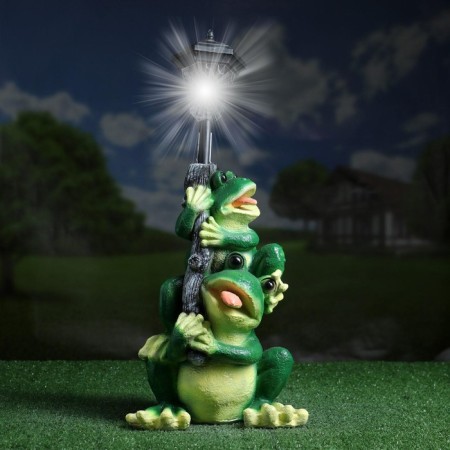 Garden Light "Frog with a lantern" 50cm