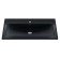 Sink uperwood Foster Quartz 80 cm, quartz, black matte, coal