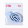 The comb is massage, folding, with a mirror, 9.5 × 5.5 cm, blue color