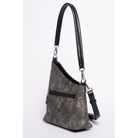 Cross-Body Bag, eco-leather, Ludor black, 21x6x25 cm-3