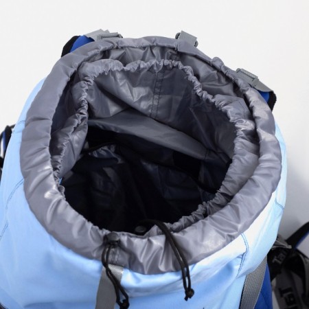 Tourist backpack, TAIF, 100 l, screed department, 2 outer pockets, 2 side pockets, blue color-4