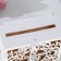Family bank with monograms, 24x14x20 cm, white