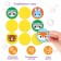 Memo-game: EVA stickers for the bathtub "Forest animals", crush me