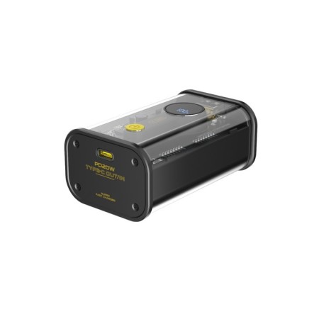 External BYZ W89, 10000 mAh, 1 Type-C, 1 USB, 22.5 W, 3 A, display, PD, black-3