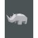 Designer "polygonal figure. Rhinoceros"