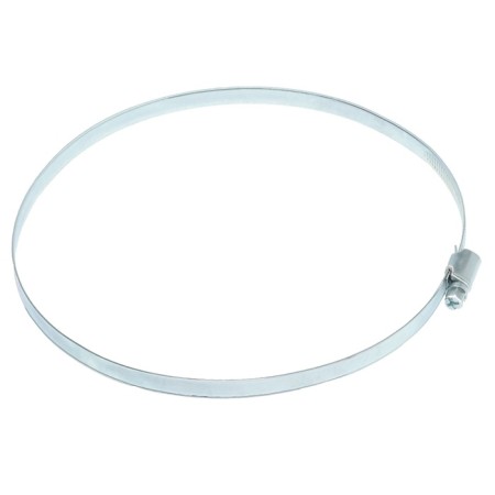 Chervyeric zein clamp, non-heating carriage, diameter 155-178 mm, width 9 mm, galvanized