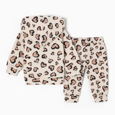 Costume: sweatshirt and trousers LEO Love, height 92-98 cm-5