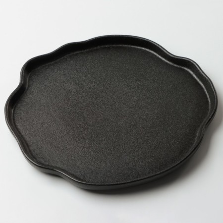 Black Ceramic Nonal Territory, 27 cm, black color-3