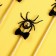 Spiders skewers, with a bow, in a set of 6 pieces