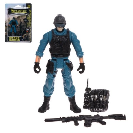 Figure of the hero "Alpha detachment", with accessories, 10x5 cm, mix