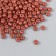 Glass beads 6/0 "brown copper" 15 g