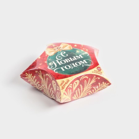 New Year! Gift tea, in a box with a suspension "Happy New Year: Red" 20 g.-6