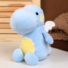 Dino soft toy, 23 cm, blue color