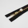 Metal zipper, No. 5, non -proceeding, automatic lock, 20 cm, black/gold color
