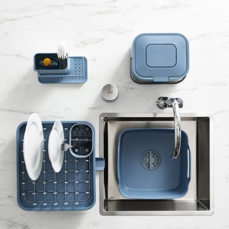 Organizer for the Joseph Joseph Caddy sink, size 13.5x11.5x21 cm, blue color-11