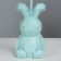 Bunny table lamp LED 3W USB Blue 6.5x6.5x28 cm Risalux