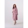 Female robe, size 42, purple-purple color