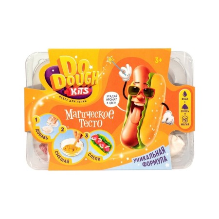 Игрушка в наборе тесто сухое «DO DOUGH kits. Хот-дог»-4
