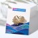 Brooch "Swans couple", white color in gold