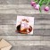 Mini -postcard "Happy Birthday", cake, 7 × 7 cm