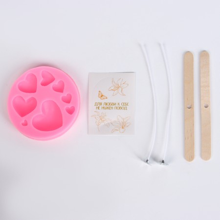 With your own hands. Creation of candles with molding elements, a set for creativity-3