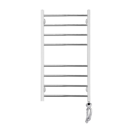 Domoterm electric heated towel rail "Cuba" P8, 400x800 mm, right, chrome-1