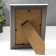Photo frame plastic 10x15 cm "Golden Indian patterns on gray-beige" 18.5x13.8 cm