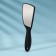 Feet heaps, laser, bilateral, rubberized pen, 23.5 cm, black color