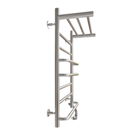 Electric towel "Sanprise" Euromix P8, 500x800 mm, with a shelf, right, chrome-9