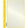 Folder with 10 A4 inserts, 160 μm, calligrata, with perforation, yellow