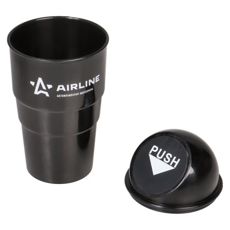 Glass for garbage in AIRLINE ABT-Ch-01, black-2