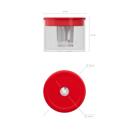 Zapochilok 1 hole Erichkrause S-Keg, with a container, color color mix-2