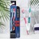 The toothbrush "split" of medium stiffness, blue, 2 pcs.