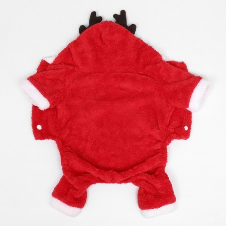 New Year's costume "Deer", M (DS 25, OG 37 cm), Red-9