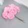Decorative flower for creativity "rose" pink