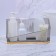 Organizer for storage "Calm", 1 section, 20 × 8.5 × 10 cm, translucent/black/golden color