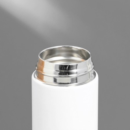 Thermos with a temperature indicator Mode Forrest, 500 ml black and white, retains heat 8-10 hours-4