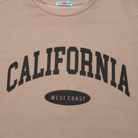 T-shirt female, brown color, Oversize size (42-46)-7