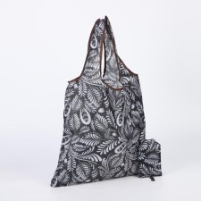 Household bag without fastening, black color
